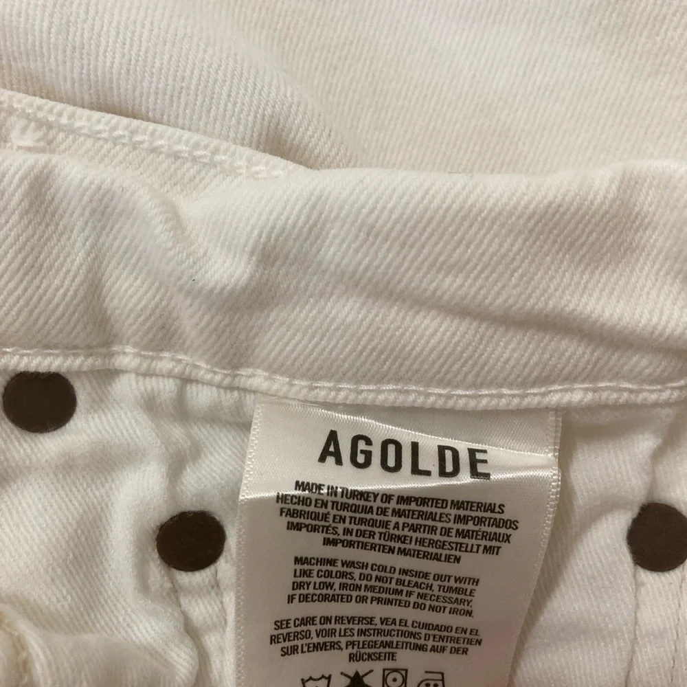 Agolde Los Angeles Women’s Jeans Demin Straight Cream Size 28